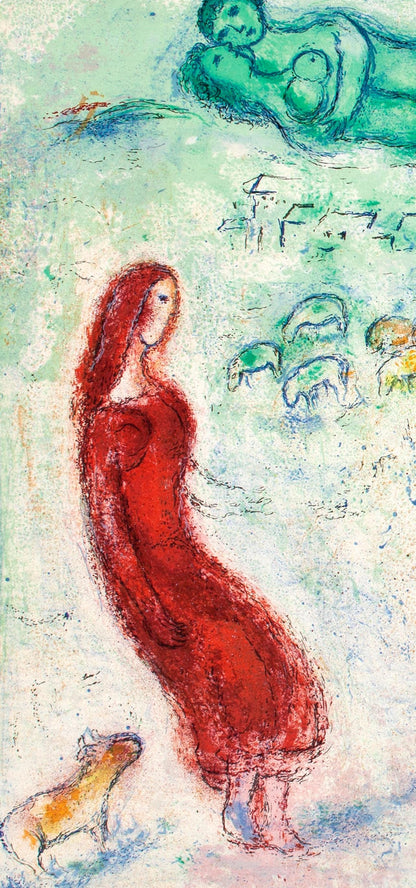 Marc Chagall, Le Jugement De Chlo, Daphnis Et Chlo, Hliogravure
