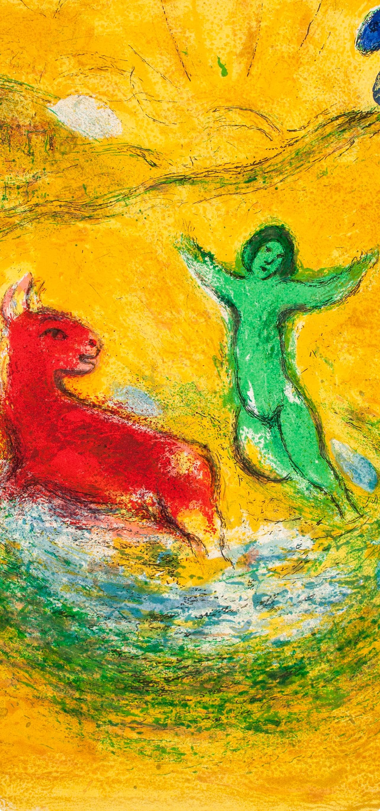 Marc Chagall, Le Pige Loups, Daphnis Et Chlo, Hliogravure