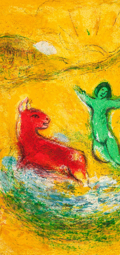 Marc Chagall, Le Pige Loups, Daphnis Et Chlo, Hliogravure