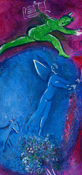 Marc Chagall, Songe De Lamon Et De Dryas, Daphnis Et Chlo, Hliogravure
