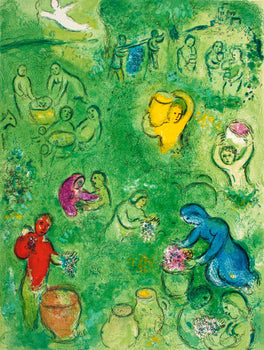 Marc Chagall, Les Vendanges, Daphnis Et Chlo, Hliogravure