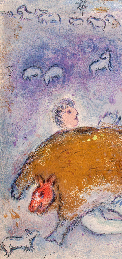 Marc Chagall, La Ruse De Dorcon, Daphnis Et Chlo, Hliogravure