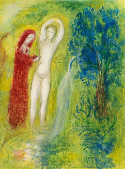 Marc Chagall, Daphnis Et Chlo Au Bord De La Fontaine, Daphnis Et Chlo, Hliogravure