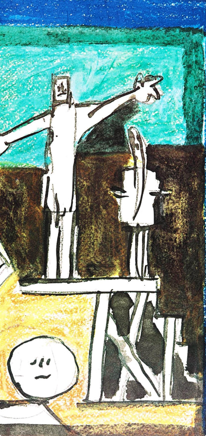 Pablo Picasso, Composition (Cramer 155), La Chute D'Icare, Hliogravure