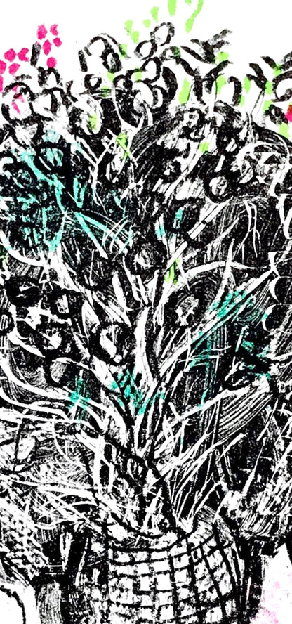 Marc Chagall, Bouquet Pour Fernand (Cramer 90; Mourlot 635), Souvenirs Et Portraits D'Artistes,