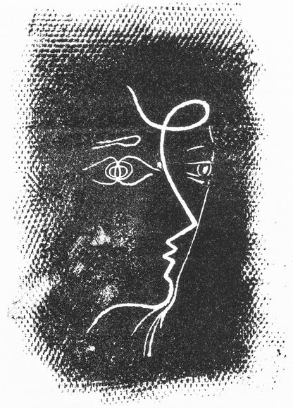 Georges Braque, Profil De Femme, Souvenirs Et Portraits D'Artistes, Lithograph