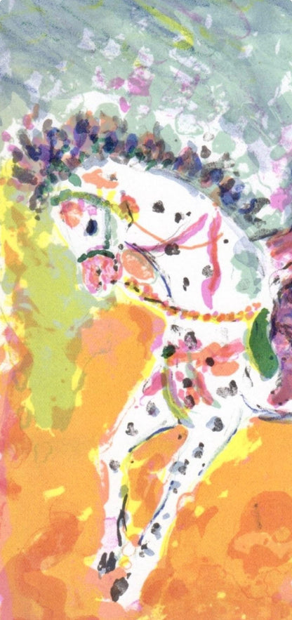 Constantin Terechkovitch, Cavalier Tunisien, Souvenirs Et Portraits D'Artistes, Lithograph