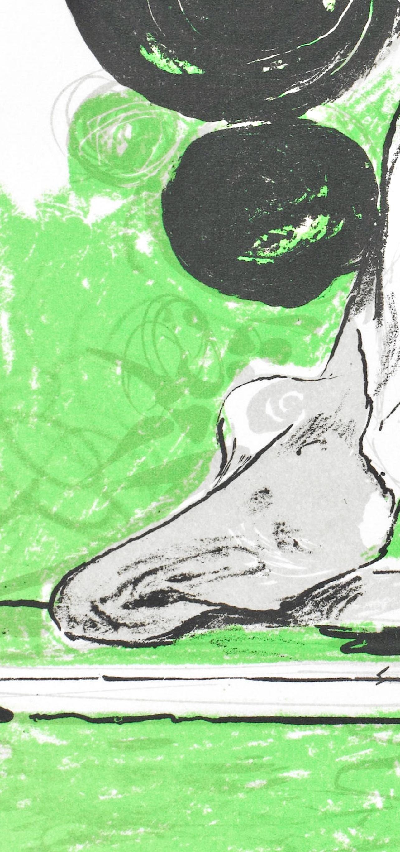 Graham Sutherland, Hybrid, Souvenirs Et Portraits D'Artistes, Lithograph