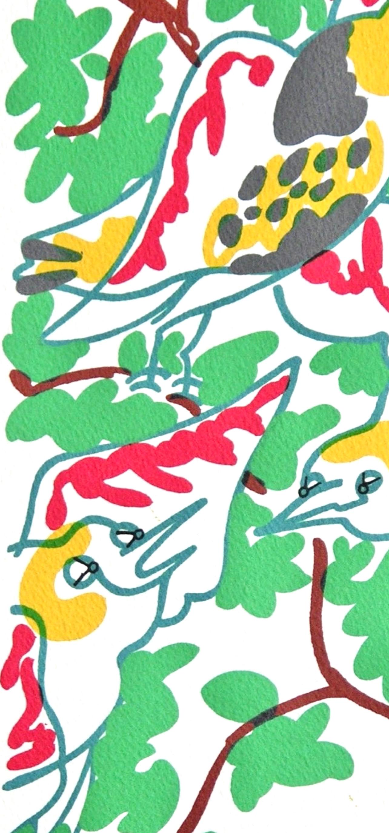 Charles Lapicque, Le Chant Des Oiseaux, Souvenirs Et Portraits D'Artistes, Lithograph