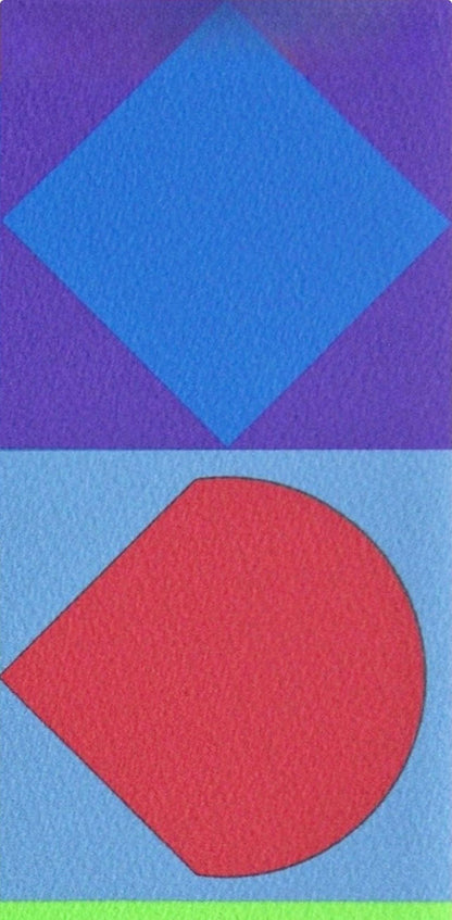 Victor Vasarely, Beryll, Souvenirs Et Portraits D'Artistes, Lithograph