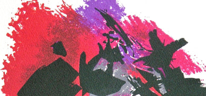 Alfred Manessier, La Tache Rouge, Souvenirs Et Portraits D'Artistes, Lithograph