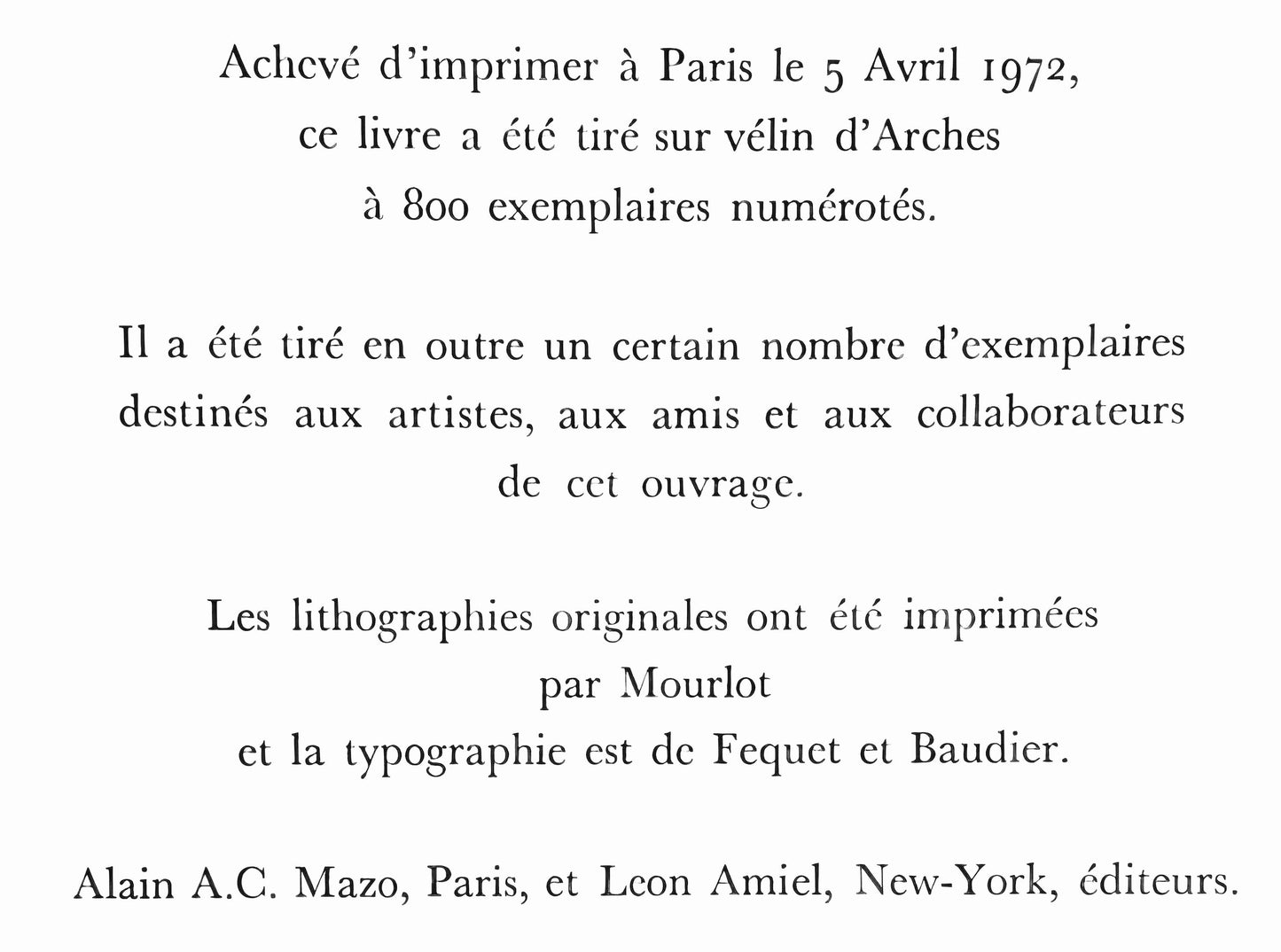 Alfred Manessier, La Tache Rouge, Souvenirs Et Portraits D'Artistes, Lithograph