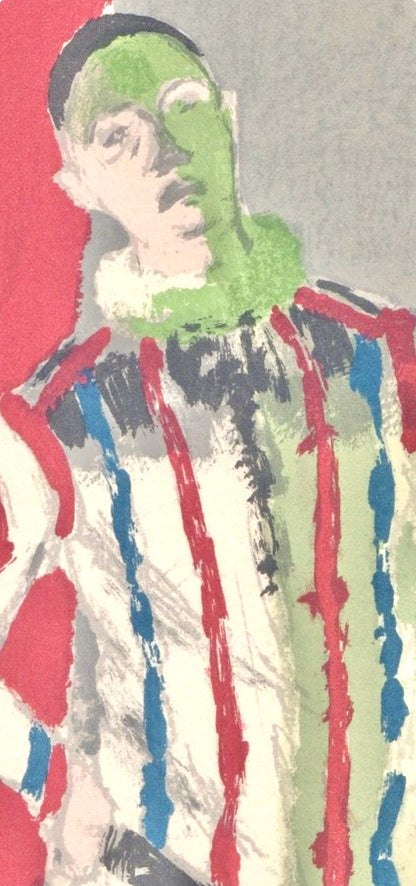 Maurice Brianchon, L'Arlequin, Souvenirs Et Portraits D'Artistes, Lithograph