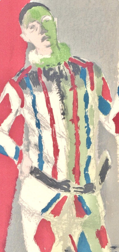 Maurice Brianchon, L'Arlequin, Souvenirs Et Portraits D'Artistes, Lithograph