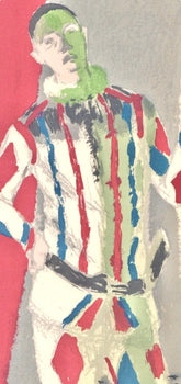 Maurice Brianchon, L'Arlequin, Souvenirs Et Portraits D'Artistes, Lithograph