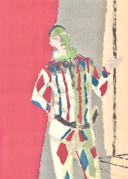 Maurice Brianchon, L'Arlequin, Souvenirs Et Portraits D'Artistes, Lithograph