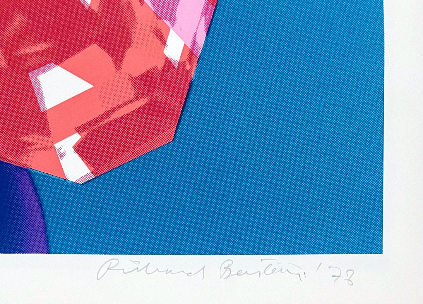 Richard Bernstein, Ruby, Signed, Silkscreen