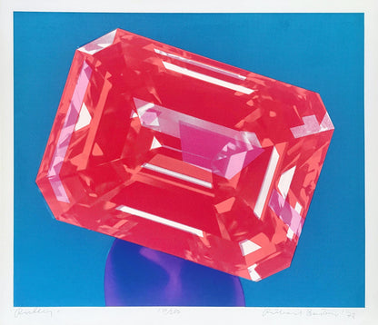 Richard Bernstein, Ruby, Signed, Silkscreen