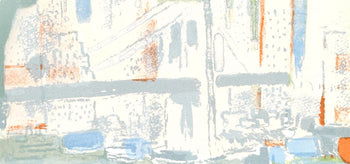 Paul Guiramand, Le Port De New York, Prints From The Mourlot Press, Lithograph