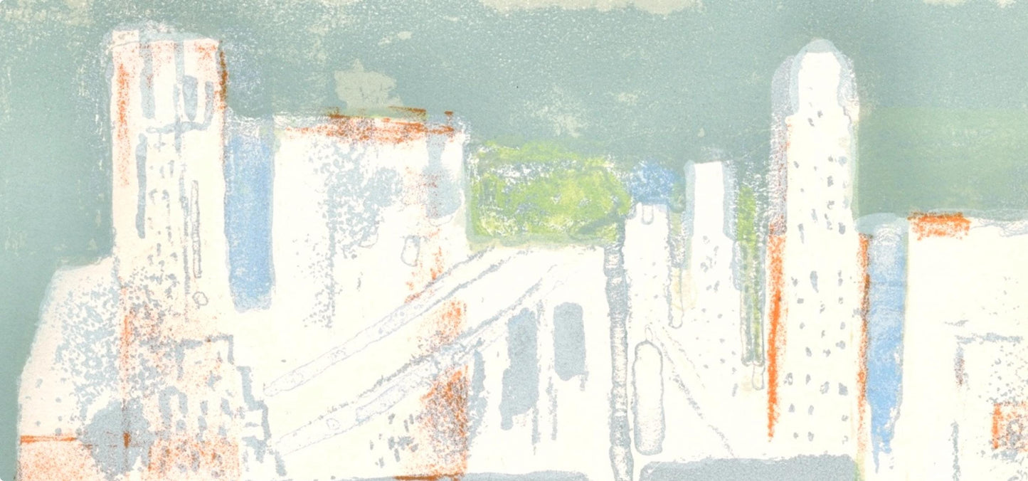 Paul Guiramand, Le Port De New York, Prints From The Mourlot Press, Lithograph