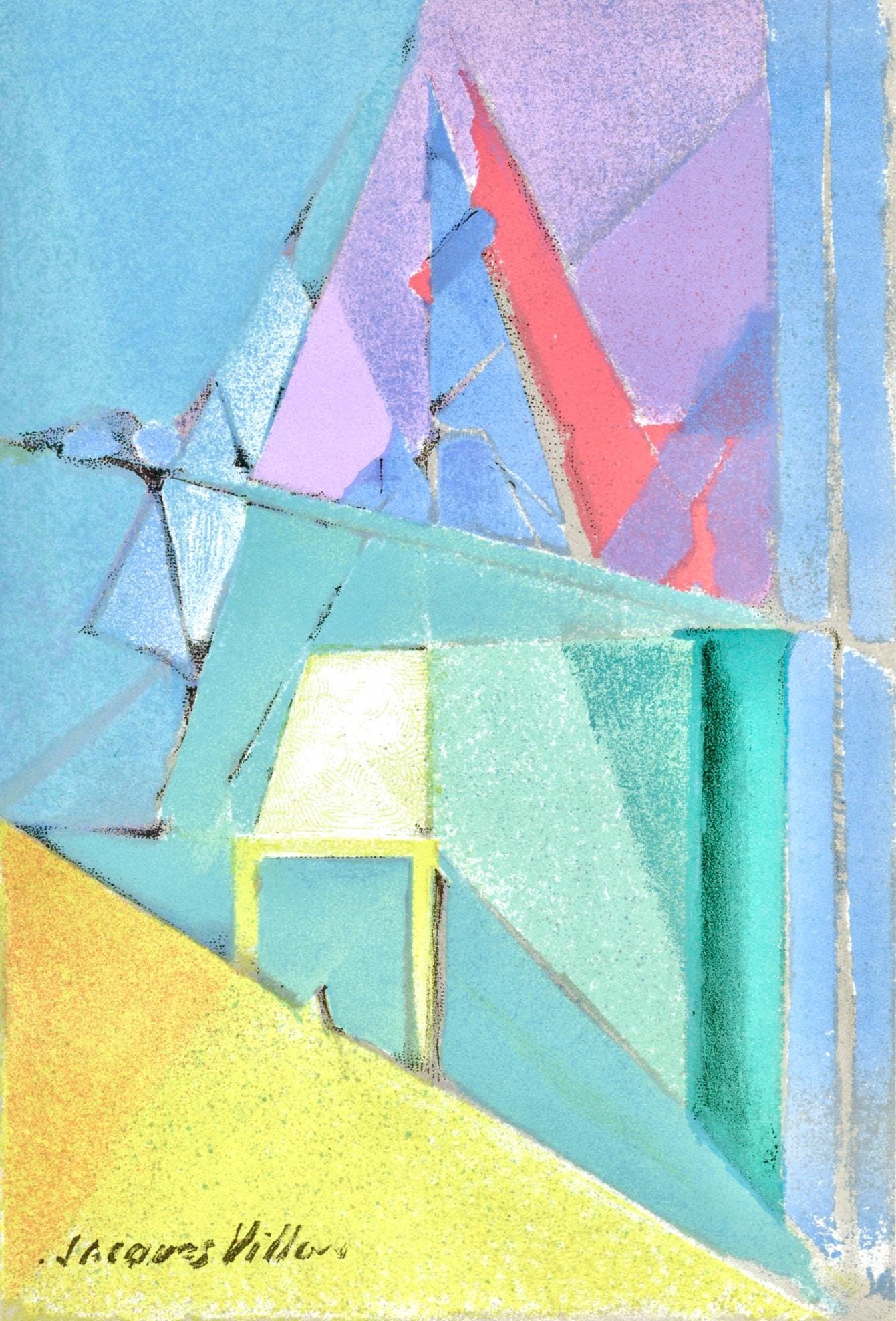 Jacques Villon, Intimit, Prints From The Mourlot Press, Lithograph