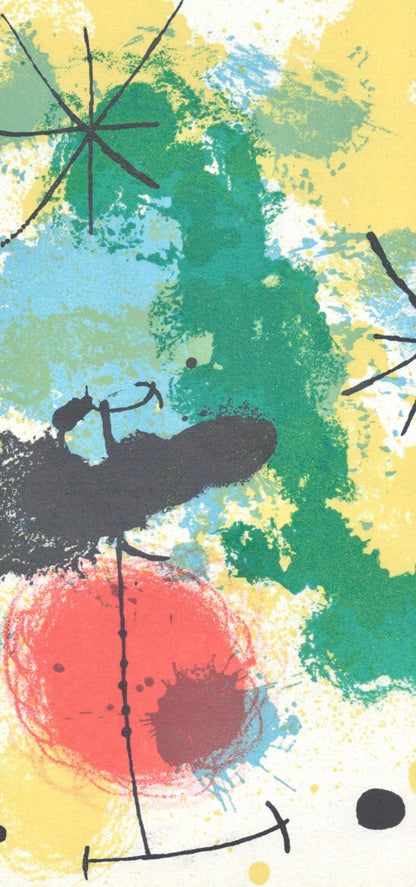 Joan Mir, Composition (Cramer 91; Mourlot 332), Prints From The Mourlot Press, Lithograph