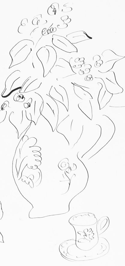 Henri Matisse, Srie A, Var. 1 (Duthuit 9), Henri Matisse, Dessins, Thmes Et Variations, Lithograph