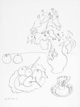 Henri Matisse, Srie A, Var. 3 (Duthuit 9), Henri Matisse, Dessins, Thmes Et Variations, Lithograph