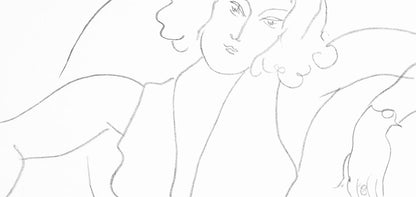 Henri Matisse, Srie B, Var. 4 (Duthuit 9), Henri Matisse, Dessins, Thmes Et Variations, Lithograph