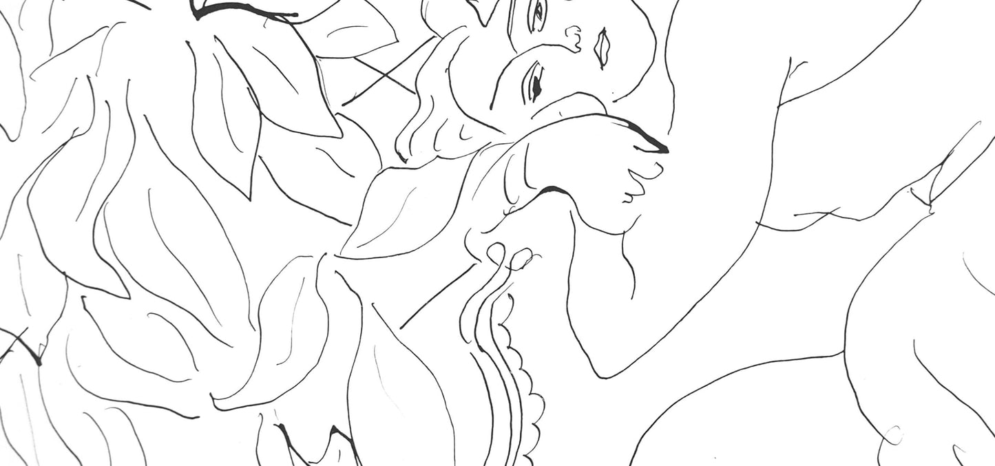 Henri Matisse, Srie C, Var. 4 (Duthuit 9), Henri Matisse, Dessins, Thmes Et Variations, Lithograph