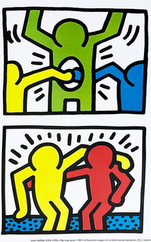 Keith Haring, Pop Shop Quad I, Official Edition Offset Lithograph
