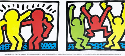 Keith Haring, Pop Shop Quad I, Official Edition Offset Lithograph