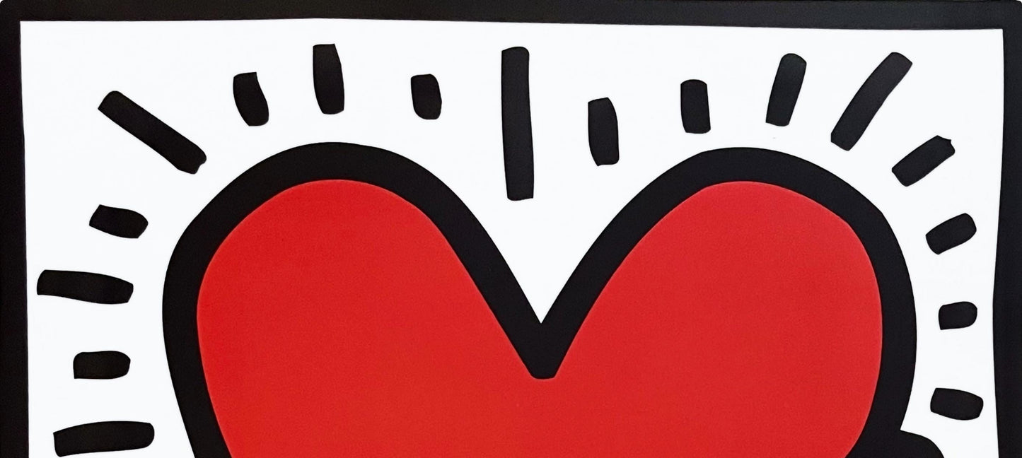 Keith Haring, Untitled 1988, Official Edition Offset Lithograph