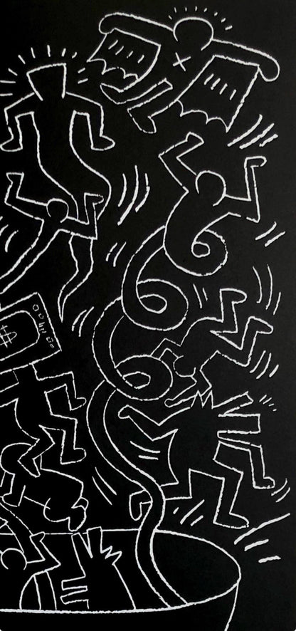 Keith Haring, Future Primeval, 1990, Original Edition Offset Lithograph