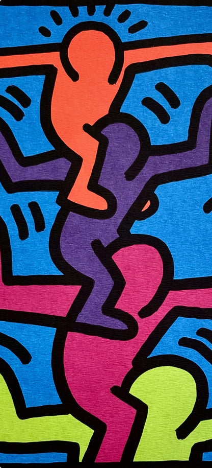 Keith Haring, Stacked Figures, 1992, Official Edition Offset Lithograph
