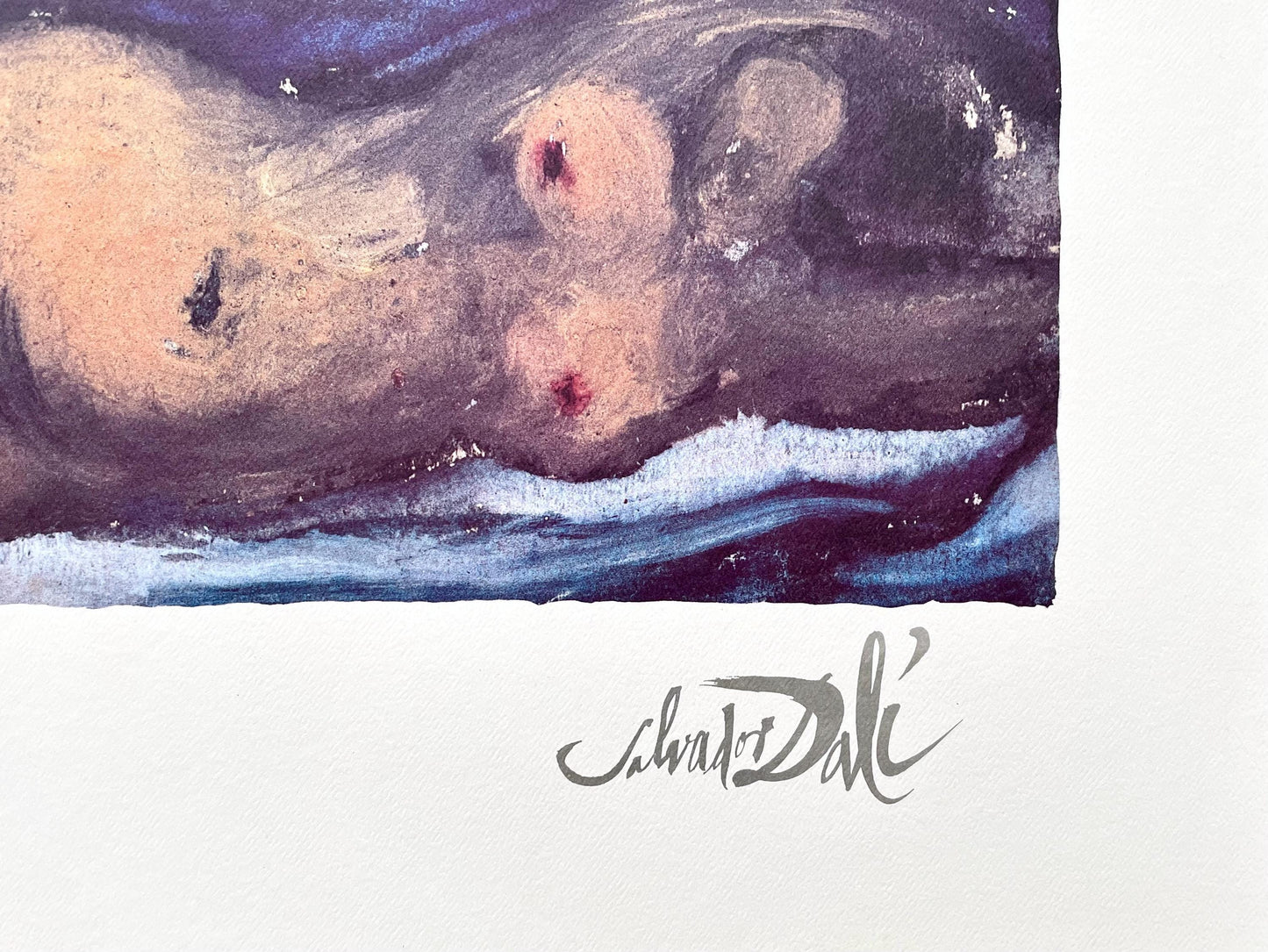 Salvador Dali, Nude At Cadeques, Signed, Lithograph