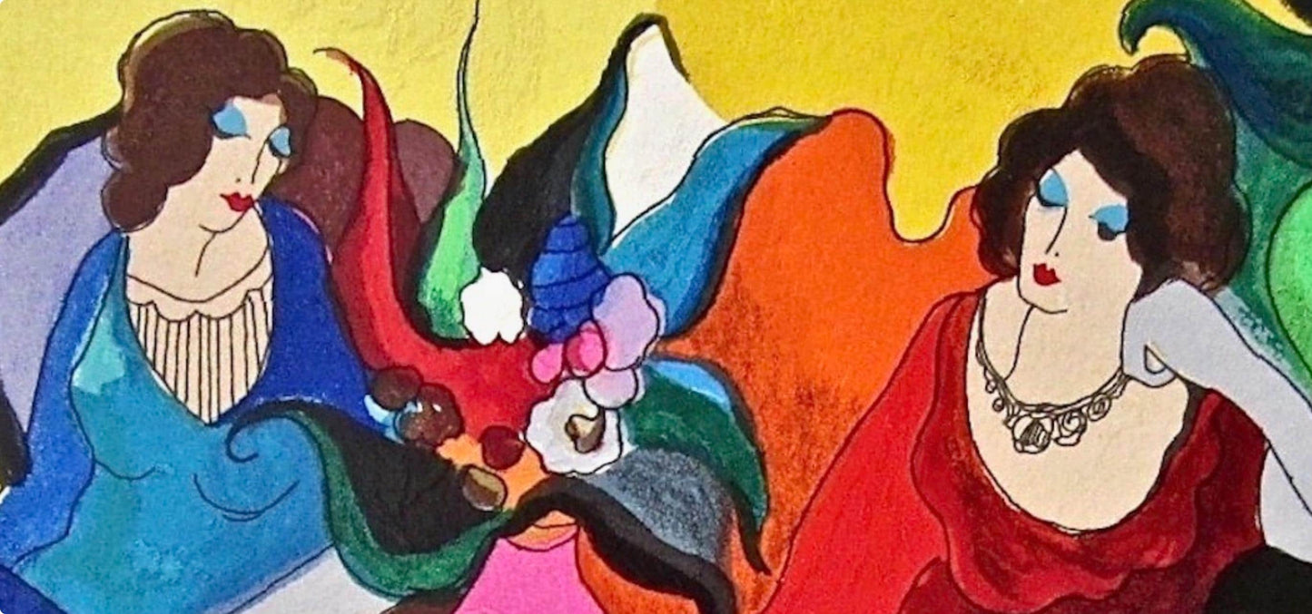 Itzchak Tarkay, Tranquility, Signed, Silkscreen