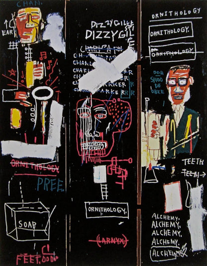 Jean-Michel Basquiat, Horn Players, Official Edition Archival Pigment Print