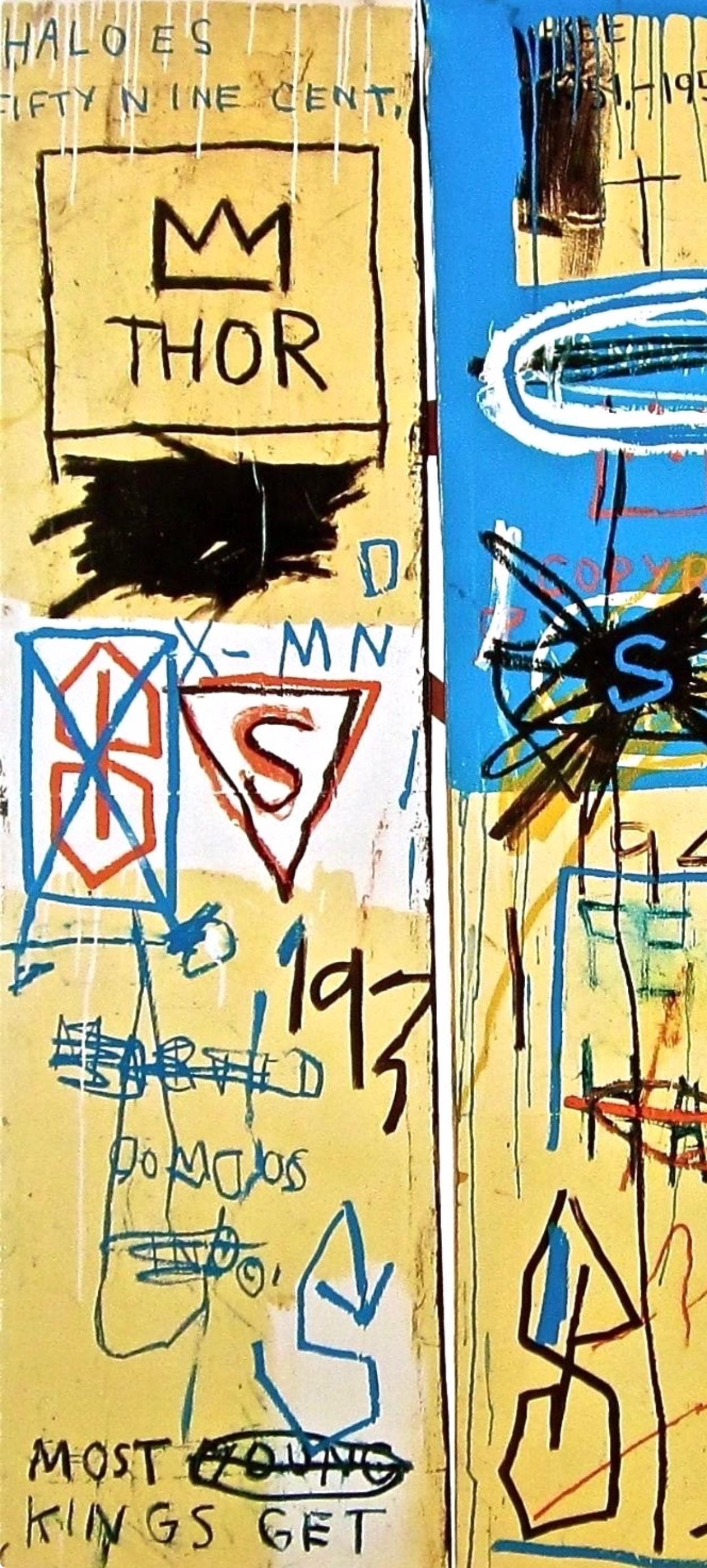 Jean-Michel Basquiat, Charles The First, Official Edition Archival Pigment Print