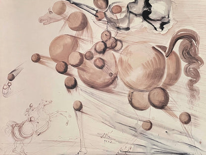 Salvador Dali, Transparent Horse, Signed, Lithograph