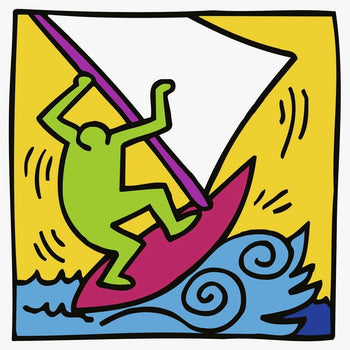Keith Haring, Untitled (Boat), Official Edition Silkscreen