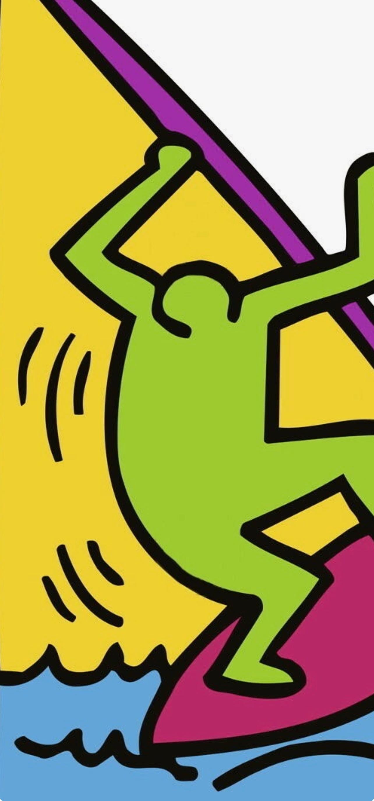 Keith Haring, Untitled (Boat), Official Edition Silkscreen