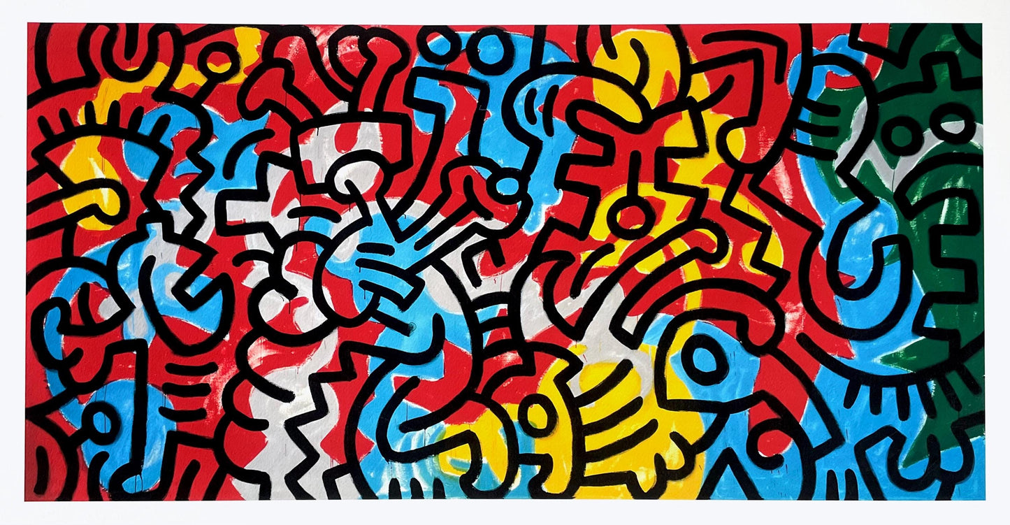 Keith Haring, Untitled (Abstract), Official Edition Silkscreen