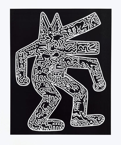 Keith Haring, Dog, Official Edition Silkscreen