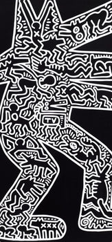 Keith Haring, Dog, Official Edition Silkscreen