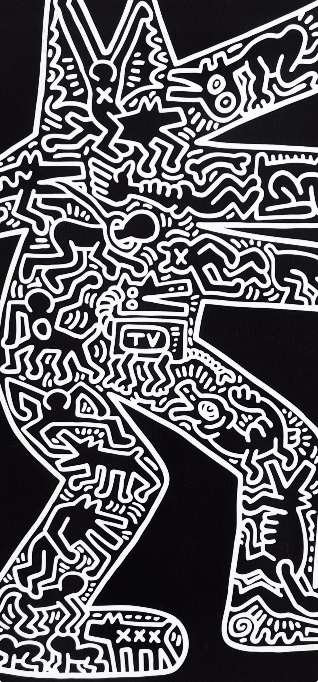 Keith Haring, Dog, Official Edition Silkscreen