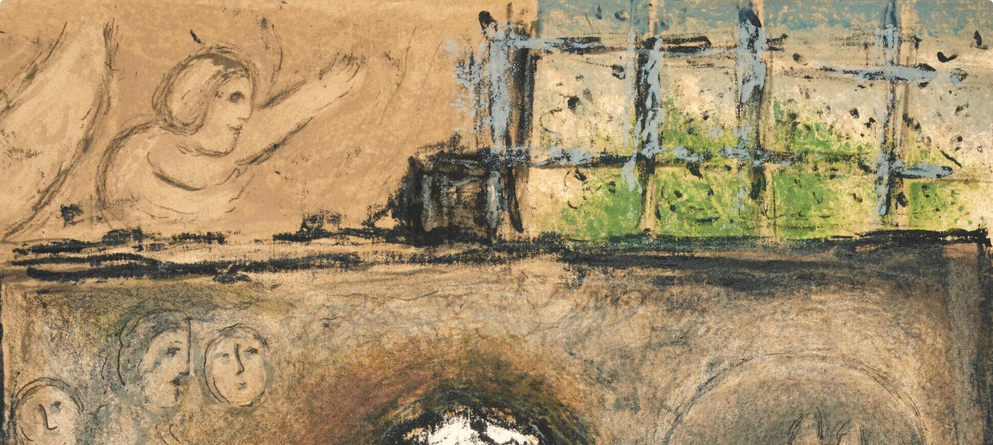 Marc Chagall, Frontispiz, Homer, Die Odyssee, Lithograph