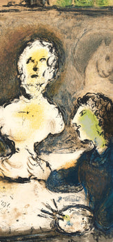 Marc Chagall, Frontispiz, Homer, Die Odyssee, Lithograph