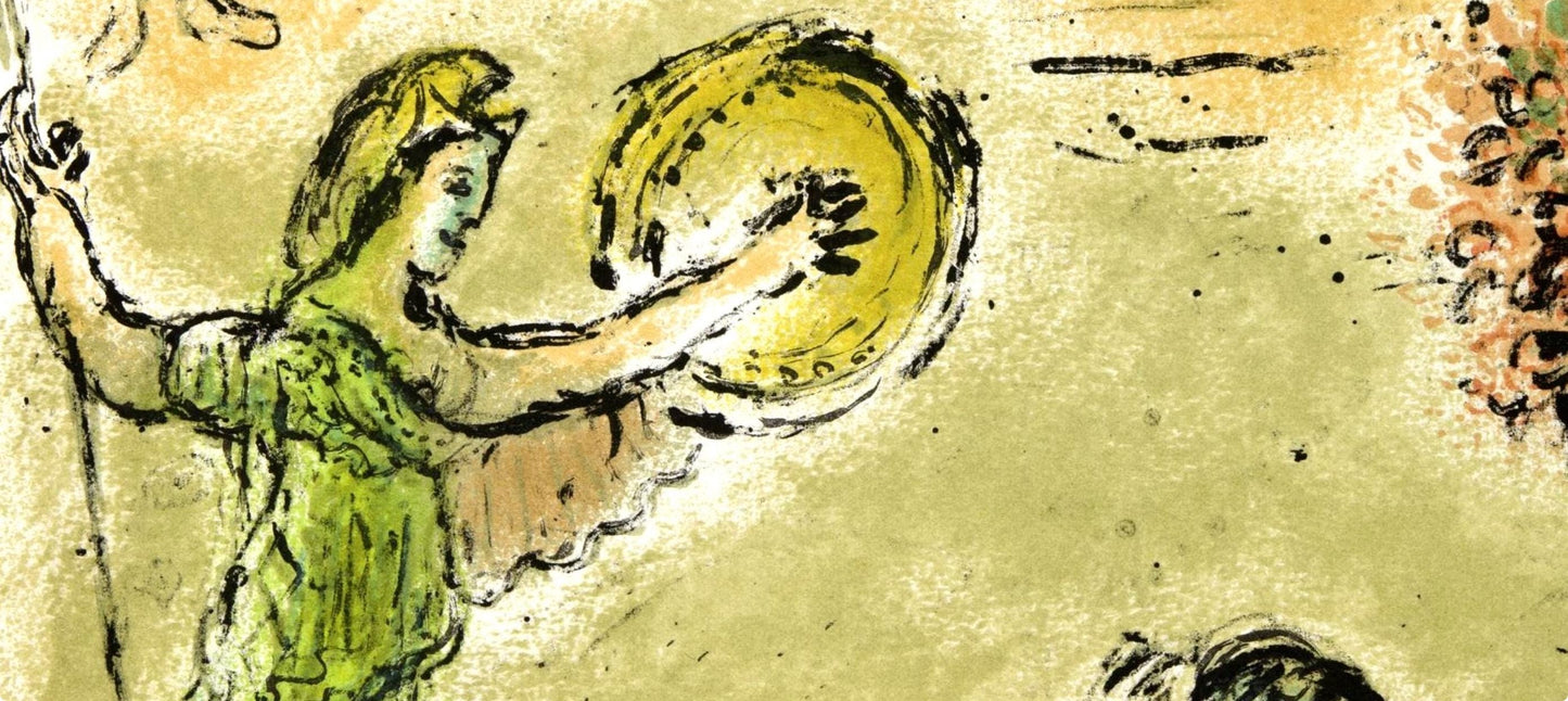 Marc Chagall, Versammlung Der Gtter, Homer, Die Odyssee, Lithograph