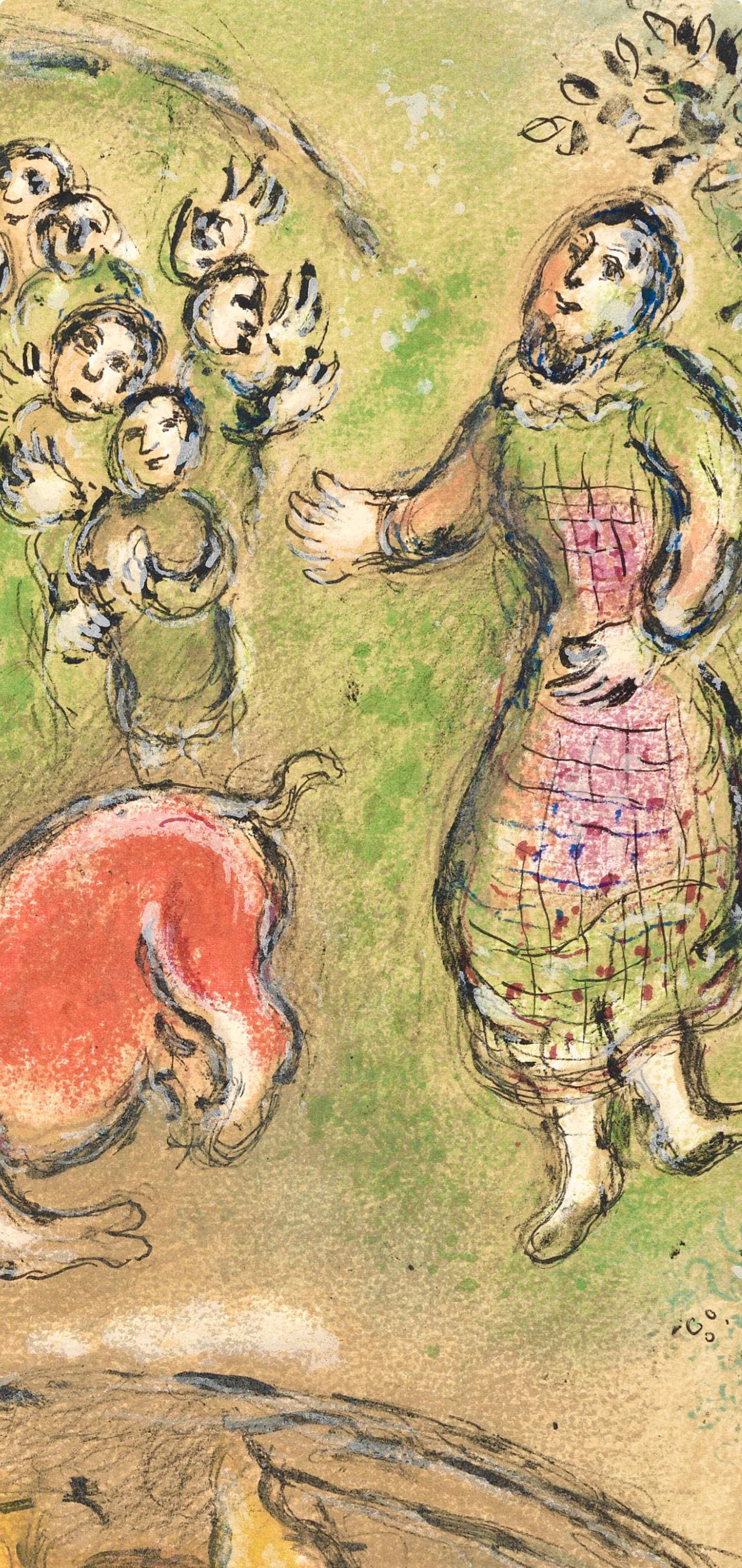 Marc Chagall, Opfer Fr Athene, Homer, Die Odyssee, Lithograph